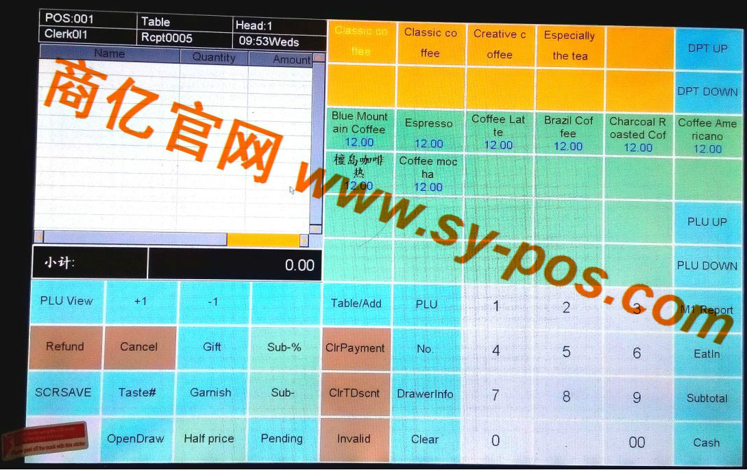 POS机刷卡清单，英文表达与翻译