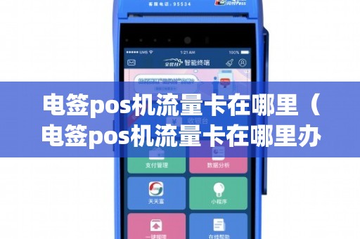 电签版POS机流量卡办理全攻略，让你轻松掌握使用技巧