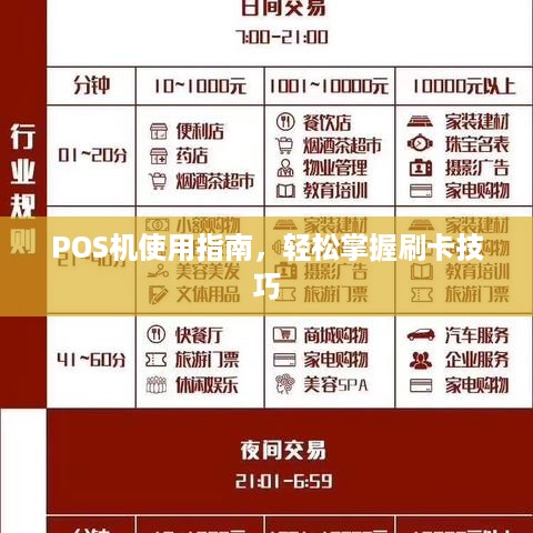 2017年POS机办理指南——从入门到精通