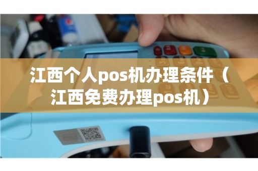 江西POS机办理全攻略，从申请到使用一站式服务解析