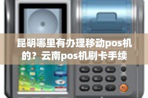 昆明手机POS机办理全攻略，申请、使用与优势解析